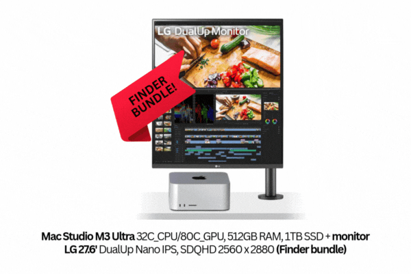 Finder bundle Mac Studio + LG