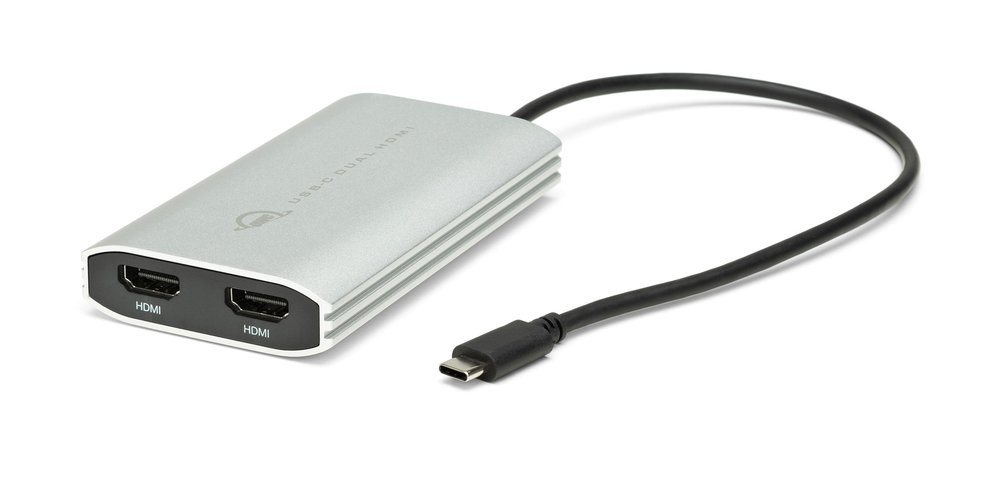 OWC USB-C Dual HDMI 4K Display Adapter with DisplayLink T1