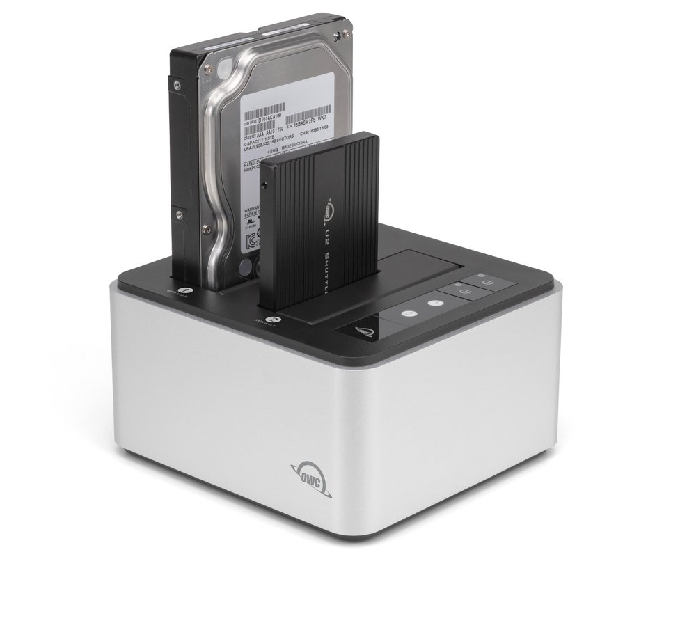 OWC Dual Drive Dock USB 3.2 (USB-C) 2.5 & 3.5-inch SATA Drives + NVMe U.2 T1
