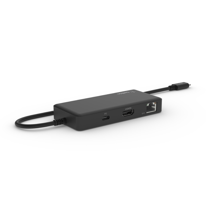 Belkin CONNECT USB-C Travel Dock (1x4K HDMI, 1x USB C, 2x USB-A, 1x GbEthernet) T1