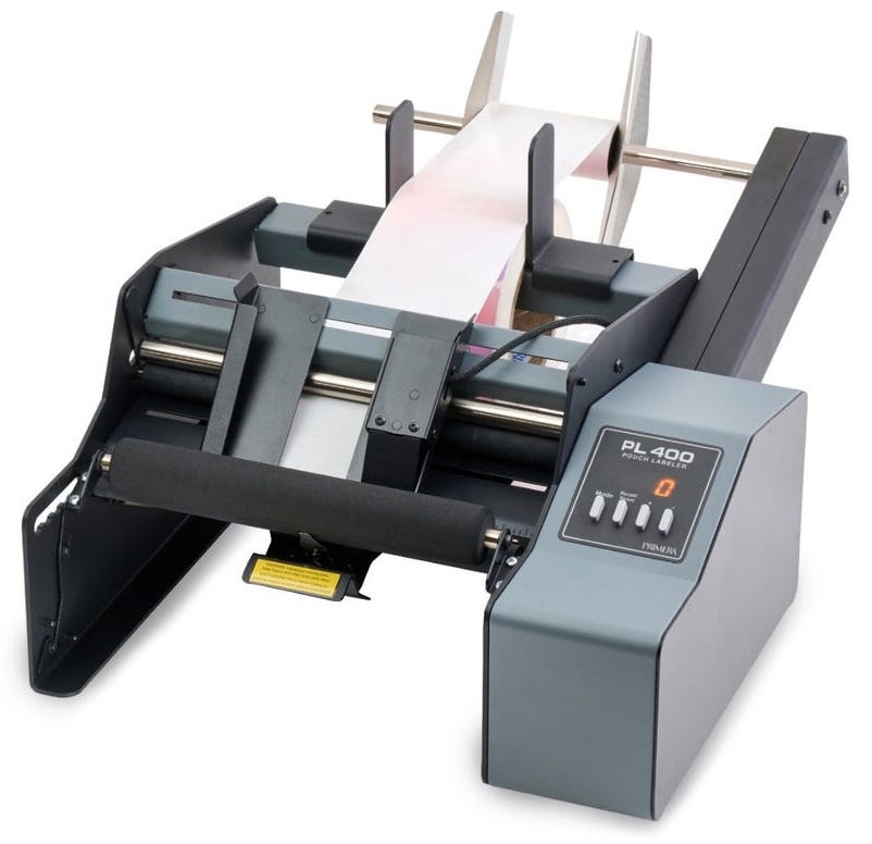 PL400 Label Applicator, poluautomatski aplikator etiketa na vrećice T3